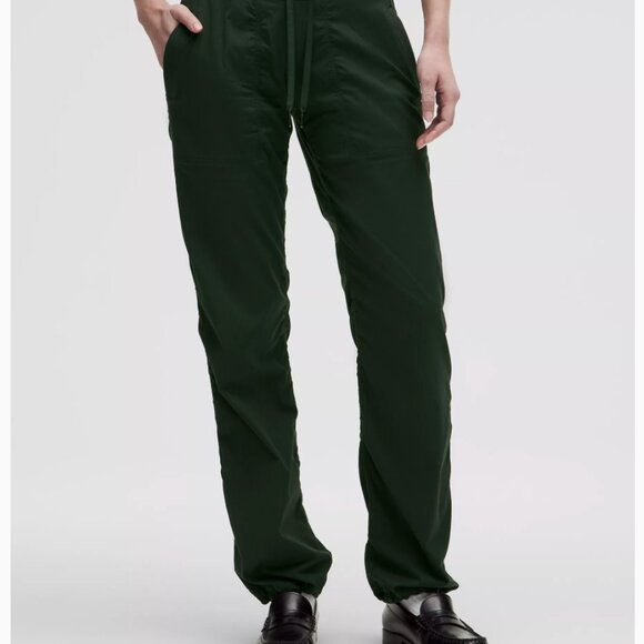 Lululemon Dance Studio Mid-Rise Pant Regular, Rainforest Green, Size 10 EUC - Picture 7 of 13